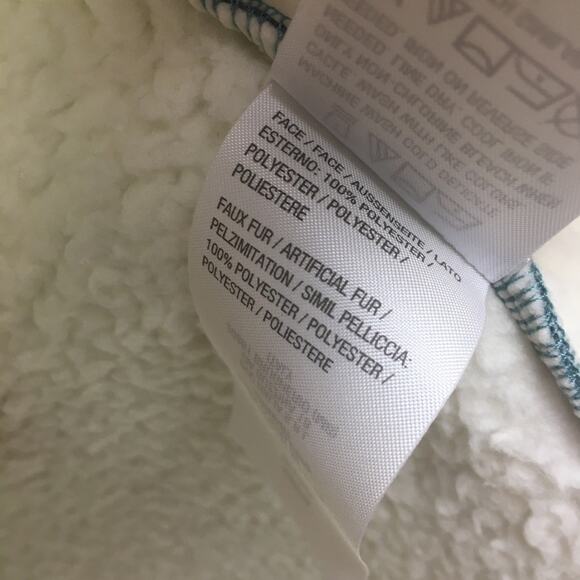 Naturals D&Co Faux Suede Sherpa Vest XS - Picture 11 of 16